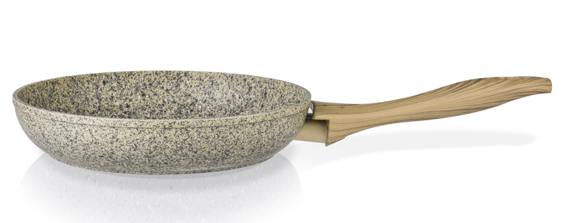 Сковорода Fissman Crema nova Ø24см з керамічним покриттям EcoStone