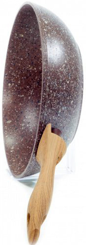 Сковорода-вок Fissman Magic Brown Ø28см з антипригарним покриттям