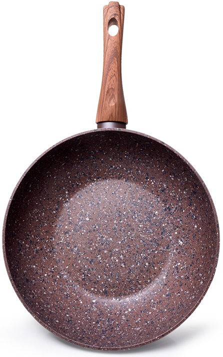 Сковорода-вок Fissman Magic Brown Ø28см з антипригарним покриттям