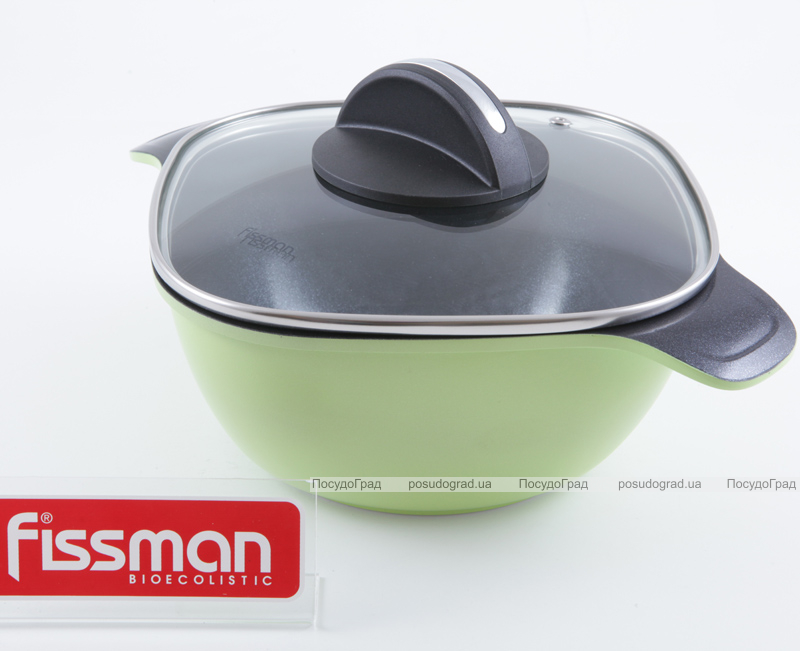 Каструля Fissman DIABLO 2.4л зі скляною кришкою