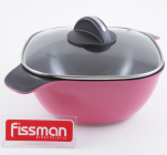 Каструля Fissman DIABLO 4л зі скляною кришкою
