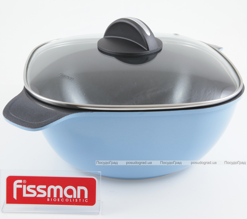Каструля Fissman DIABLO 6.5л зі скляною кришкою