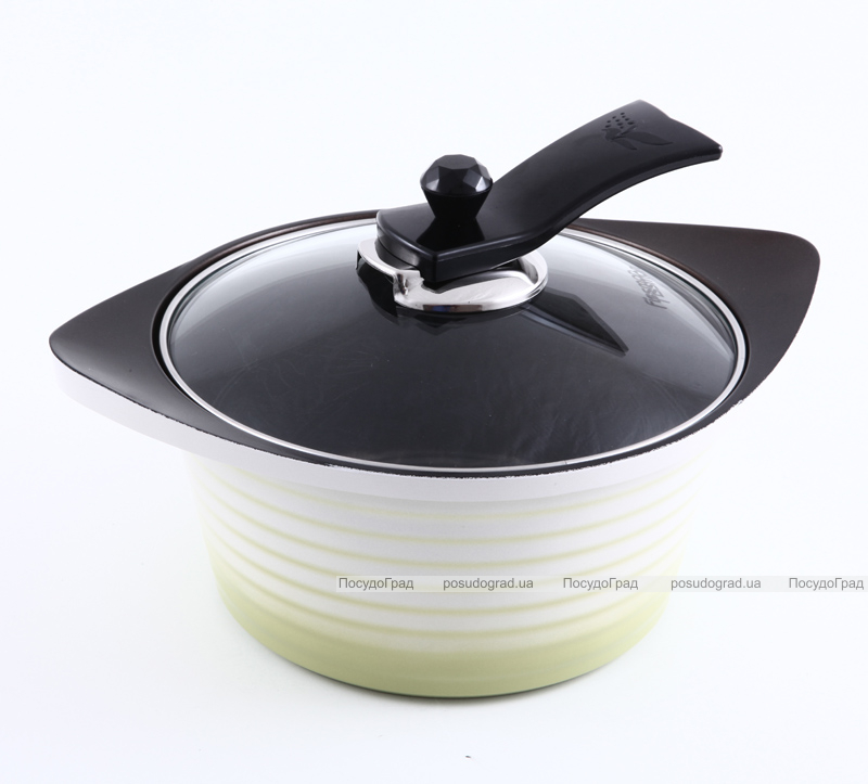 Каструля Fissman INNOVATION 3D 3.4л зі скляною кришкою
