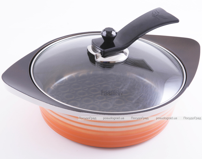 Каструля Fissman INNOVATION 3D 3.6л зі скляною кришкою