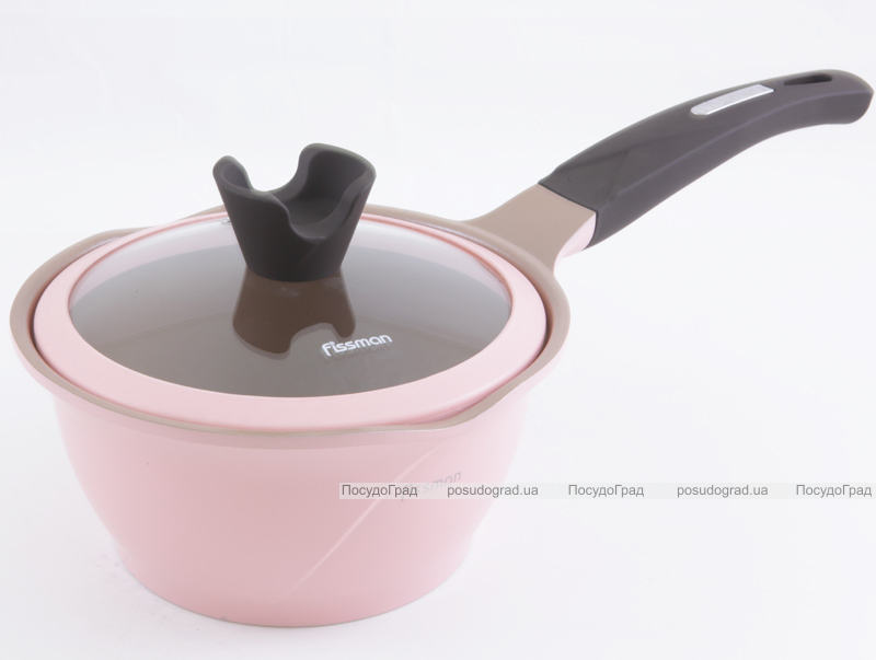 Ківш Fissman AZALEA 1.9л зі скляною кришкою
