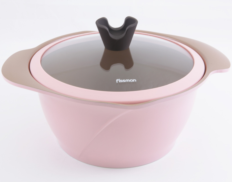 Каструля Fissman AZALEA 4.3л зі скляною кришкою