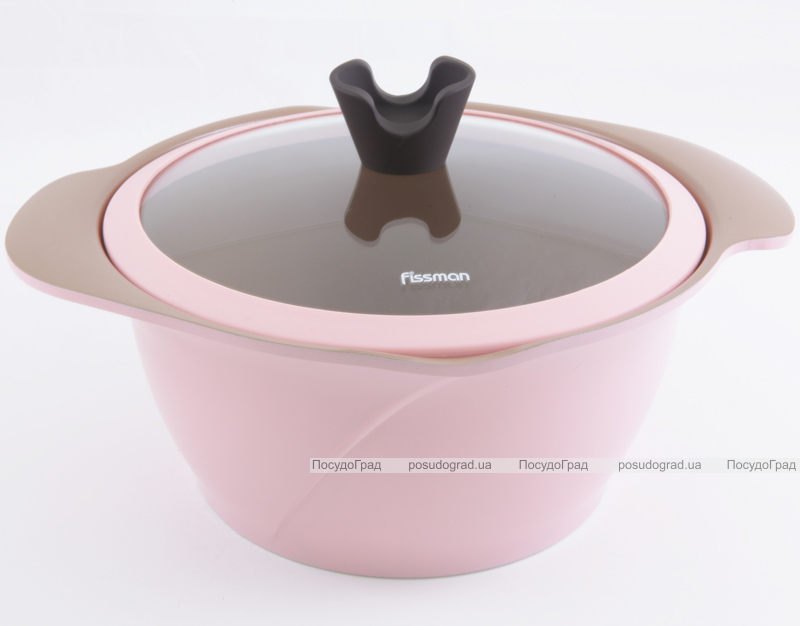 Каструля Fissman AZALEA 4.3л зі скляною кришкою