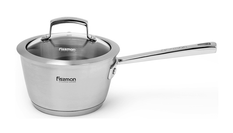Ківш Fissman Millenium 1.5л з нержавіючої сталі з кришкою