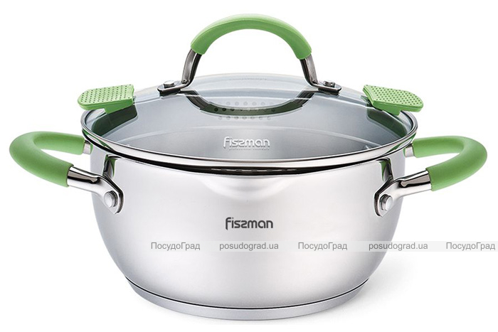 Каструля Fissman Charlotte 4.7л з кришкою-друшляком