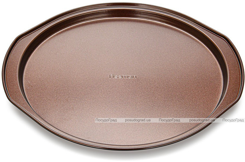 Форма-противень для выпечки пиццы Fissman Chocolate 36x33.5х1.5см с антипригарным покрытием