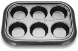 Форма для кексів і маффінів Fissman Gingerbread 29.4x21x3.5см, 6 осередків