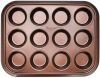 Форма для кексов и маффинов Fissman Chocolate 38x30x3.5см, 12 ячеек