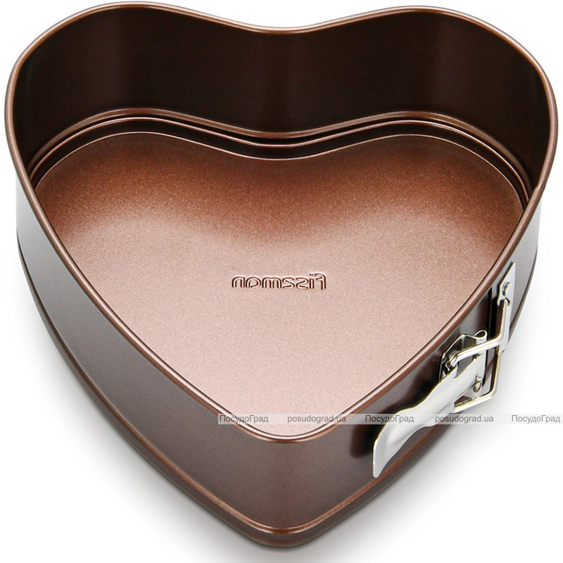 Форма для выпекания Fissman Chocolate 24x24см разъемная Сердце