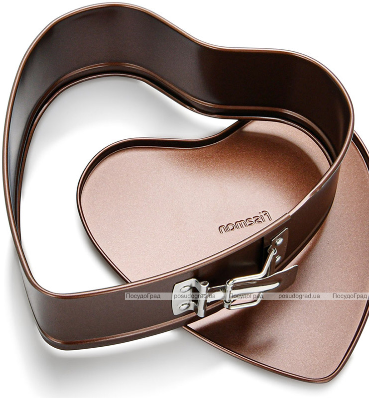 Форма для выпекания Fissman Chocolate 24x24см разъемная Сердце