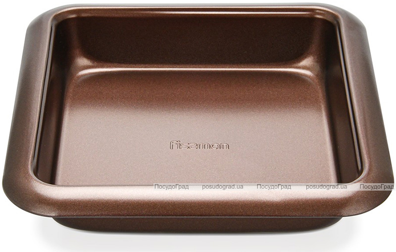 Форма для выпечки Fissman Chocolate 24.5х24.5x5см с антипригарным покрытием