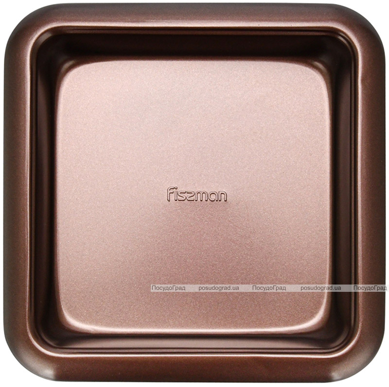 Форма для выпечки Fissman Chocolate 24.5х24.5x5см с антипригарным покрытием