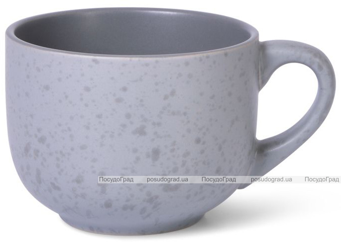 Кружка керамическая Fissman Silis 450мл, серая
