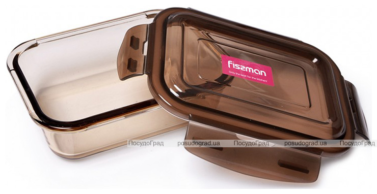 Контейнер для продуктів Fisman Luxor 1040мл скляний, 19х14х6см