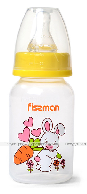 Бутылочка детская для кормления Fissman Babies "Зайчик" 120мл