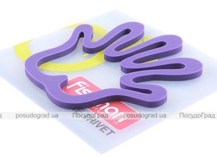Підставка під гаряче Fissman Lilac Hand 16x17см силіконова