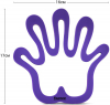 Підставка під гаряче Fissman Lilac Hand 16x17см силіконова