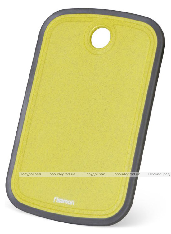 Дошка обробна Fissman Yellow 29х19см пластикова