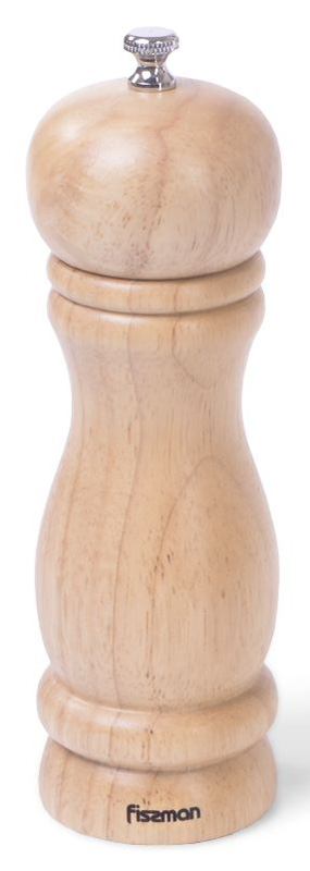 Млин для спецій (перцемолка) Fissman Spice Nesia 16.5х5см, дерев'яний корпус