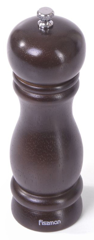 Млин для спецій (перцемолка) Fissman Spice Rossey 16.5х5см, корпус темне дерево