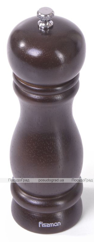 Млин для спецій (перцемолка) Fissman Spice Rossey 16.5х5см, корпус темне дерево