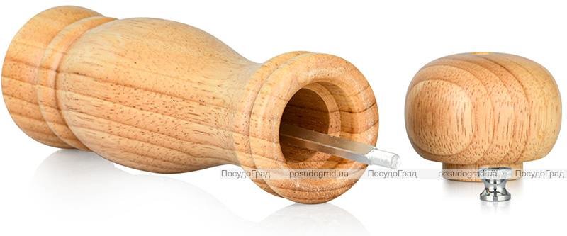 Млин для спецій (перцемолка) Fissman 21.5x5см, дерев'яний корпус