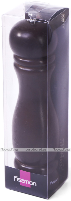 Млин для спецій (перцемолка) Fissman Spice Rossey 21.5х5см, корпус темне дерево