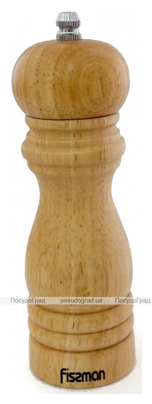 Мельница для специй (перцемолка) Fissman Spice 15х5см, деревянный корпус