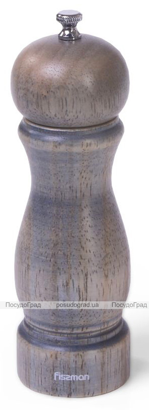 Млин для спецій (перцемолка) Fissman Spice Julie 16.5х5см, дерев'яний корпус