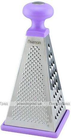 Терка 4-х гранна Fissman Meotida Pyramida з пластиковою ручкою