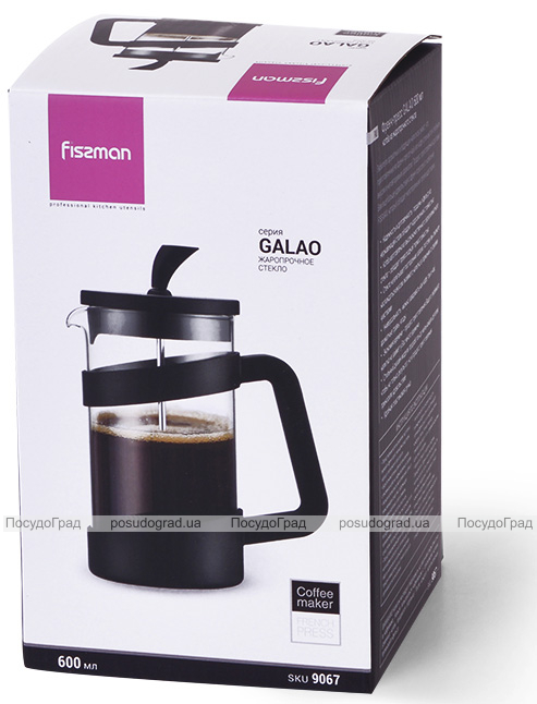 Френч-прес Fissman Galao 600мл