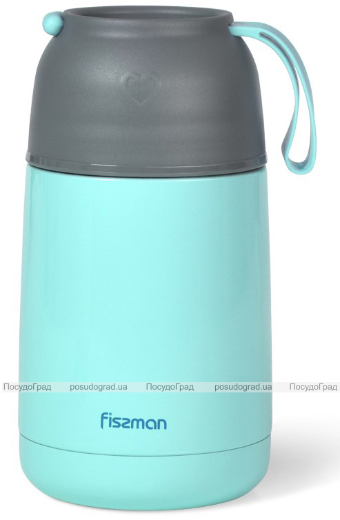 Термос пищевой Fissman Hotmeal 620мл из нержавеющей стали, аквамарин