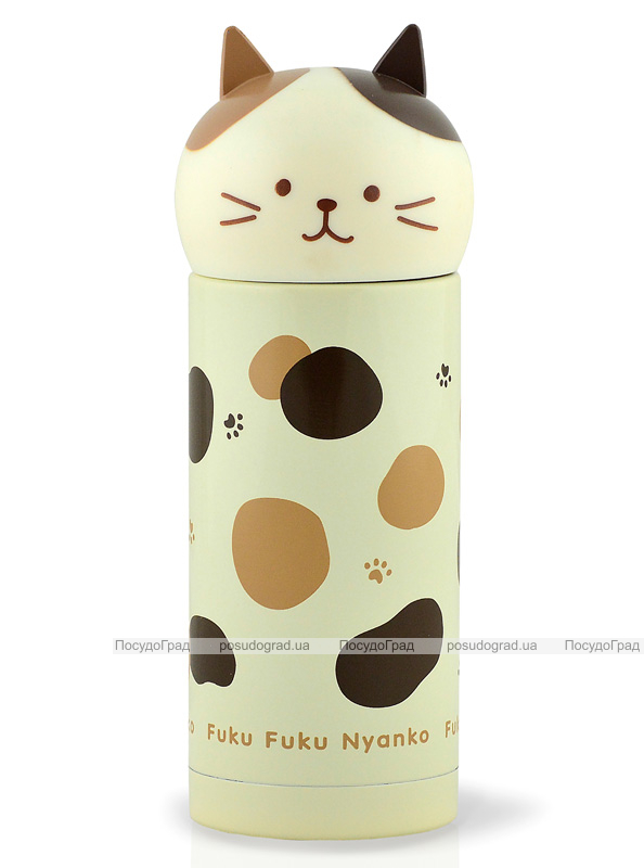 Термос Fissman "Cat Fuku" 250мл бежевый