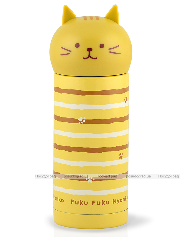 Термос Fissman "Cat Fuku" 250мл желтый
