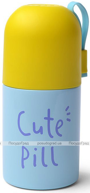 Термос дитячий Fissman "Cute Pill" 350мл, блакитний