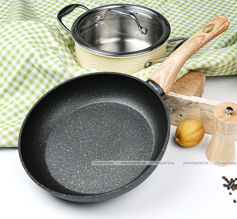 Сковорода Fissman Black Cosmic Ø20см з покриттям Platinum