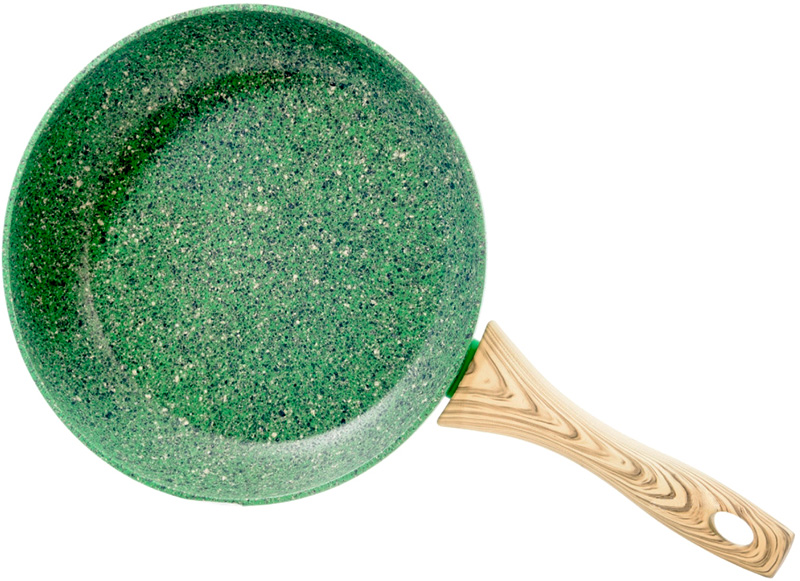 Сковорода Fissman Malachite Ø28см з антипригарним покриттям EcoStone