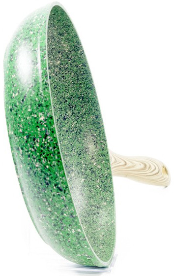Сковорода Fissman Malachite Ø28см з антипригарним покриттям EcoStone