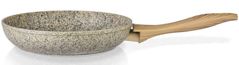 Сковорода Fissman Crema nova Ø28см з керамічним покриттям EcoStone