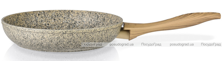 Сковорода Fissman Crema nova Ø28см з керамічним покриттям EcoStone