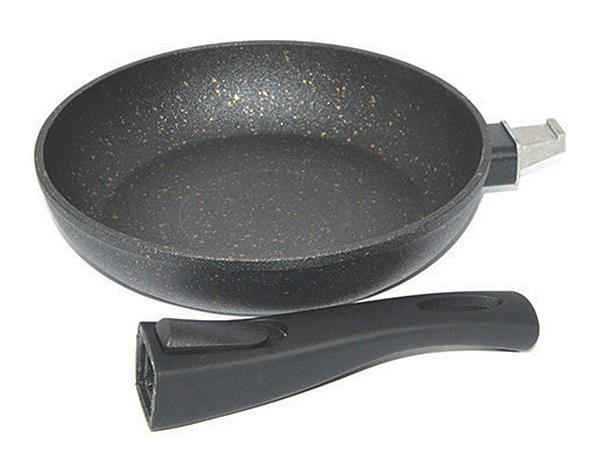 Сковорода Fissman Cosmic Black Ø20см зі знімною ручкою