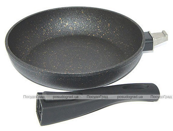 Сковорода Fissman Cosmic Black Ø26см зі знімною ручкою