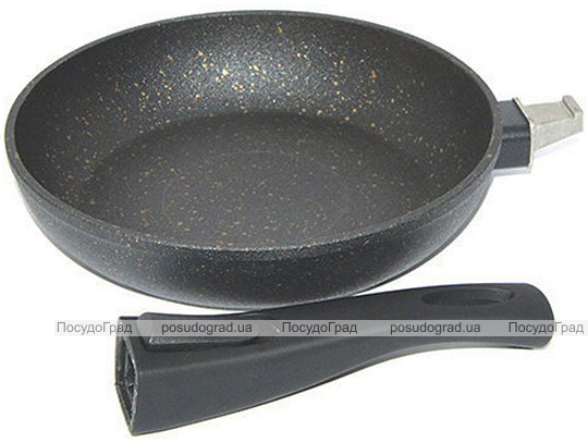 Сковорода Fissman Cosmic Black Ø28см со съемной ручкой