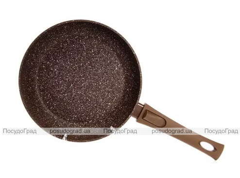 Сковорода Fissman Smoky Stone Ø20см зі знімною ручкою