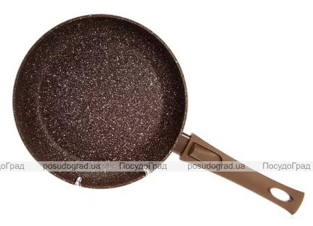 Сковорода Fissman Smoky Stone Ø26см зі знімною ручкою