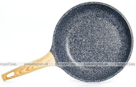 Сковорода Fissman Spotty Stone Ø28см з антипригарним покриттям FissEcoStone